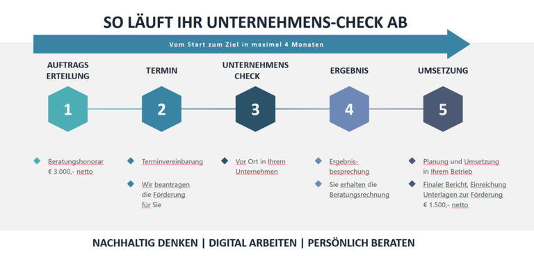 Ablauf Unternehmenscheck