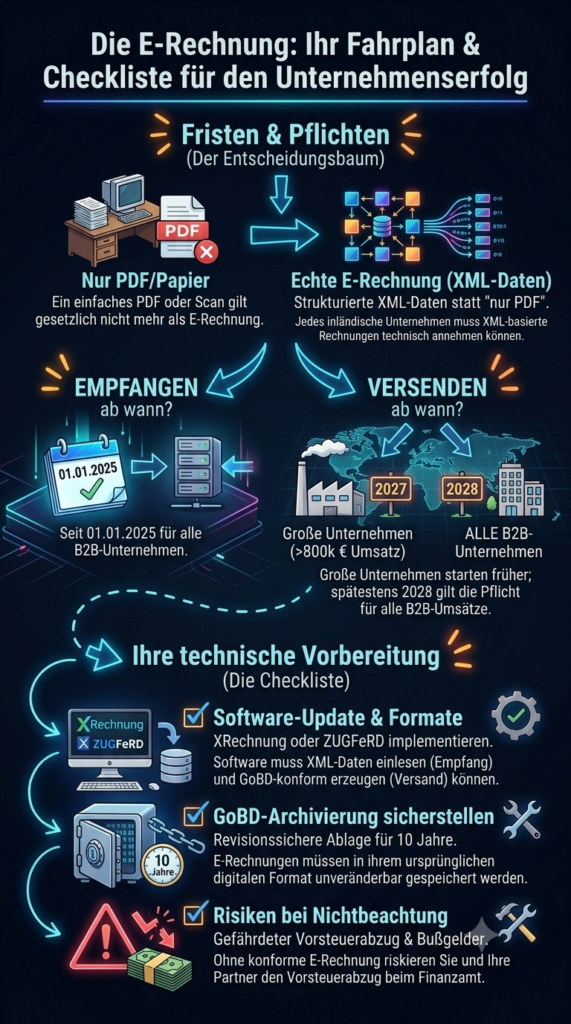 Grafik zum Thema E-Rechnung